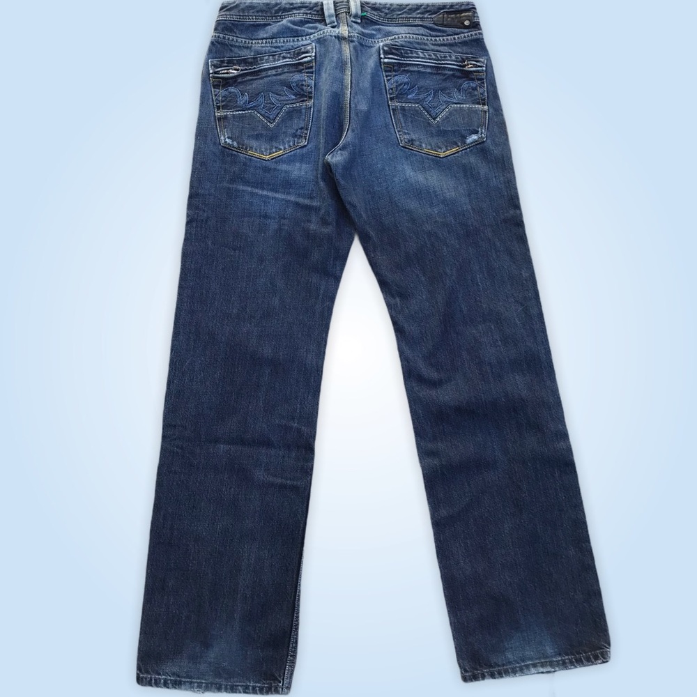 **HOST PICK** ♥️ Diesel Yarik B Mens Jeans 34x32 Zip Back Pockets ♥️ - Picture 3 of 7